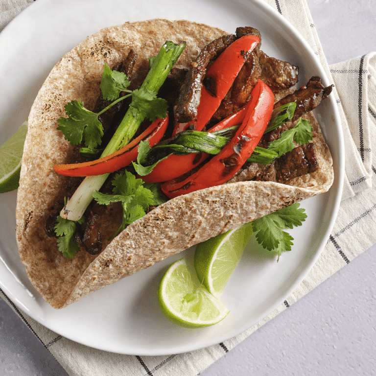 Grilled Marinated Beef Fajitas
